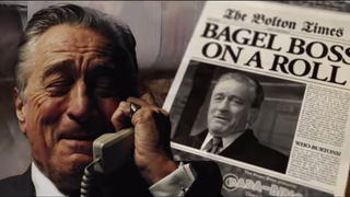 Ladies and gentlemen: Robert De Niro, bagel salesman